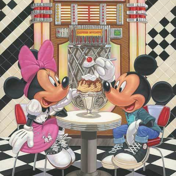 SUNDAE FOR TWO by Manuel Hernandez - Disney Limited Edition