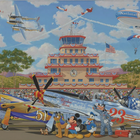 A SALUTE TO THE SKY by Manuel Hernandez - Disney Premiere Limited Edition