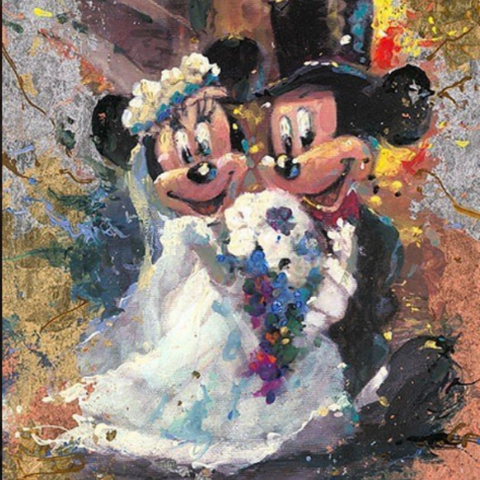REFLECTIONS OF LOVE by James Coleman - Disney Mixed Media Original - PoP x HoyPoloi Gallery
