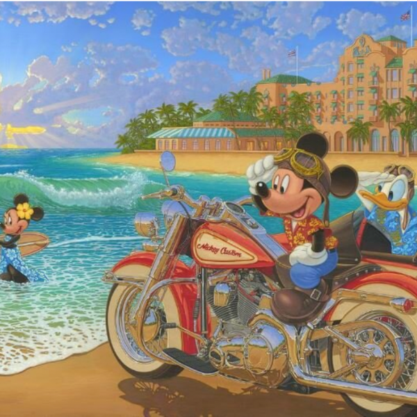 WHERE THE ROAD MEETS THE SEA by Manuel Hernandez - Disney Limited Edition