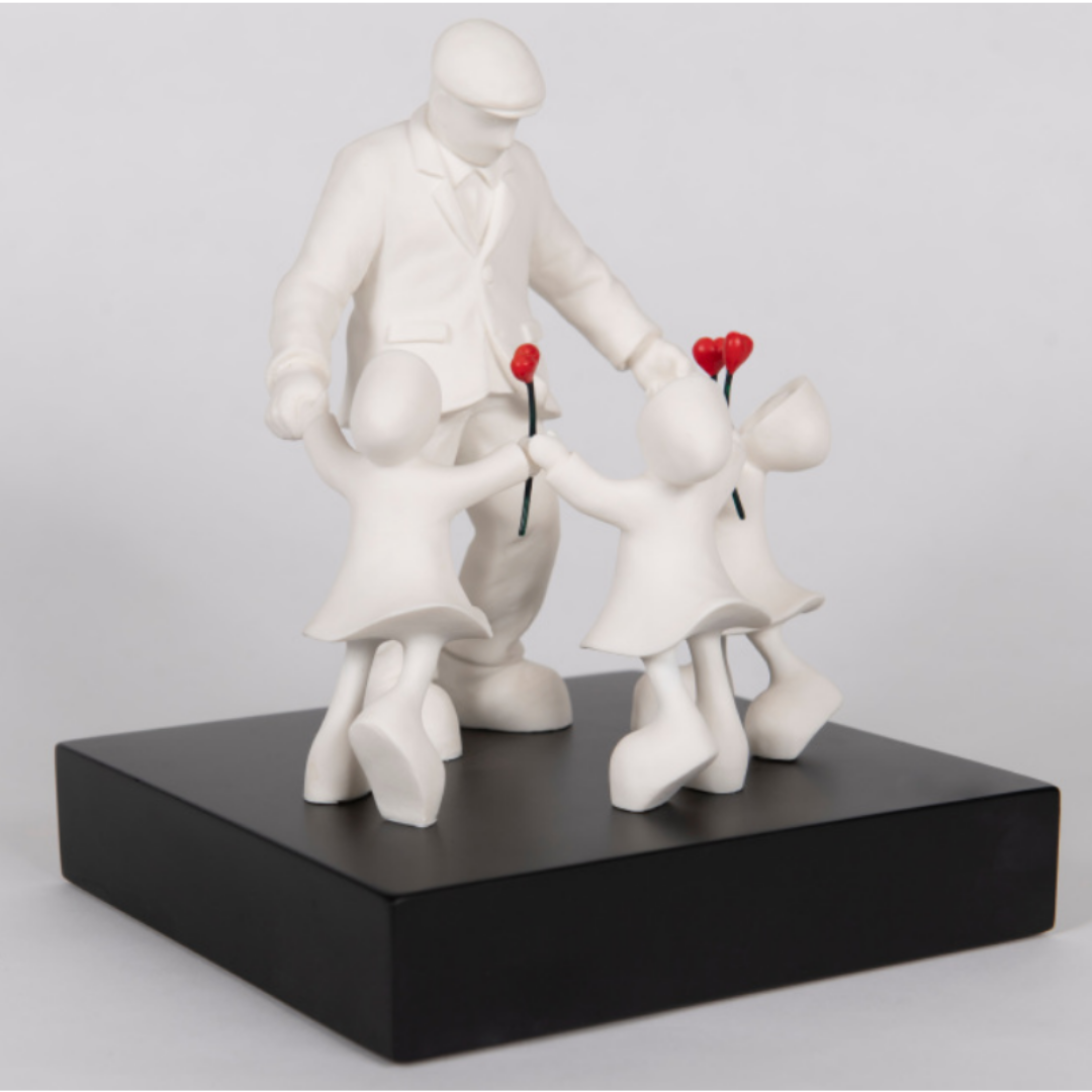 Three Times The Love Sculpture by MacKenzie Thorpe