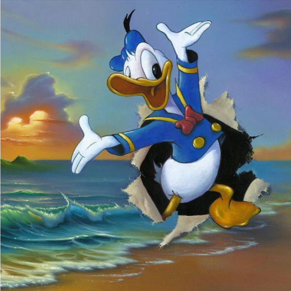 DONALD'S GRAND ENTRANCE  by Jim Warren - Premiere Limited Edition