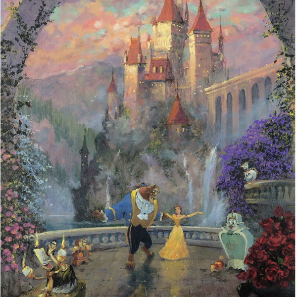 Belle's Books - Disney Limited Edition Canvas By Michelle St
