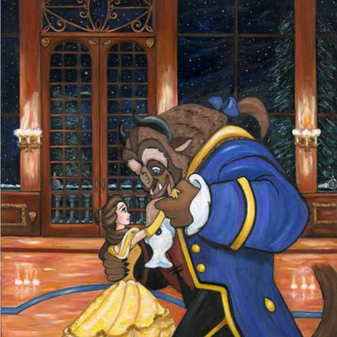First Dance by Paige O'Hara - 20" x 16" Disney Limited Edition