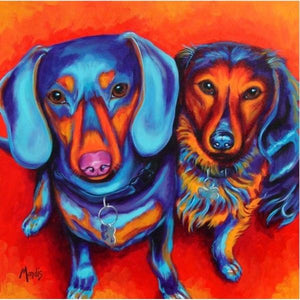 2 DASH - Dachshunds by Michelle Mardis - PoP x HoyPoloi Gallery