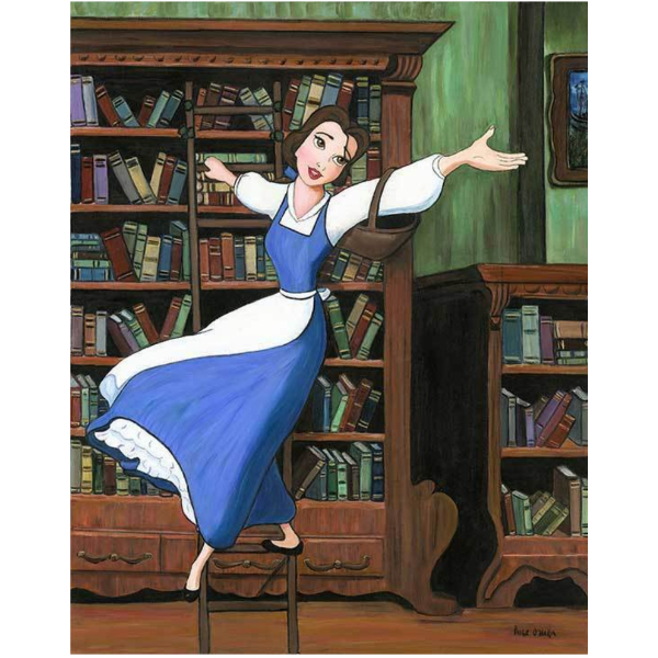 Far Off Places by Paige O'Hara - 24" x 18" Disney Limited Edition
