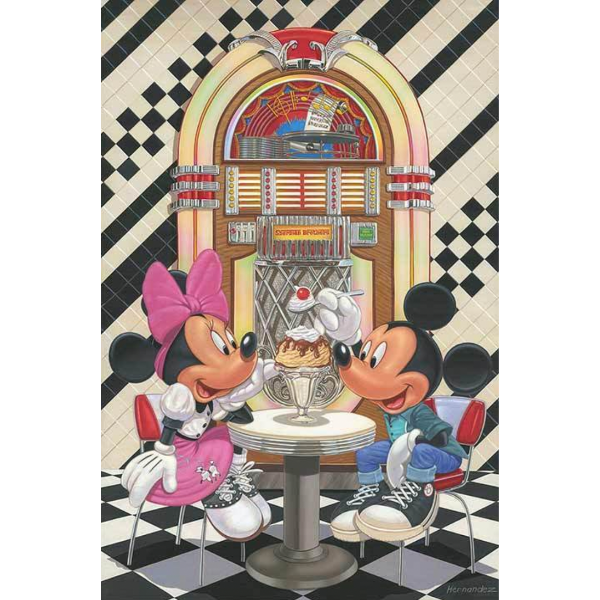 SUNDAE FOR TWO by Manuel Hernandez - Disney Limited Edition