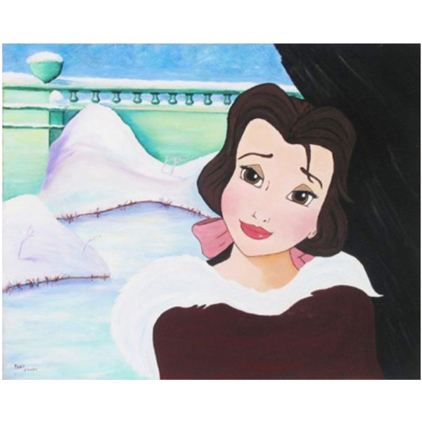 Belle's In Love by Paige O'Hara - 16" x 20" Disney Limited Edition
