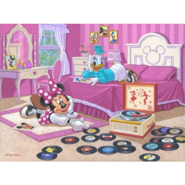 MINNIE AND DAISY'S FAVORITE TUNE by Manuel Hernandez - Disney Limited Edition