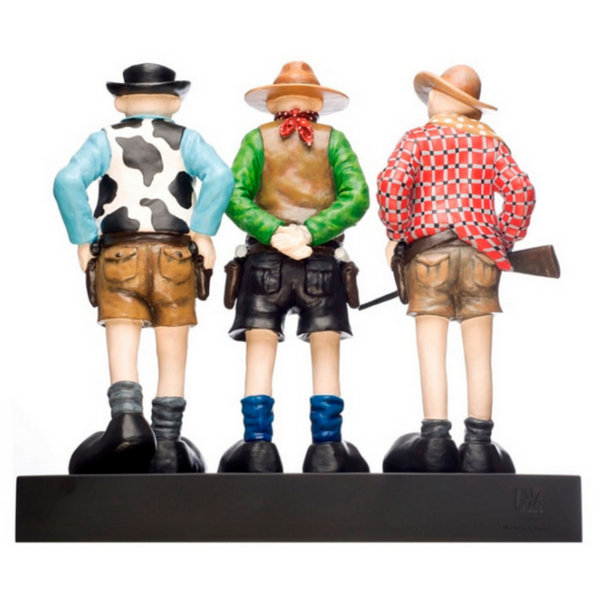 The Outlaw Sculpture by MacKenzie Thorpe