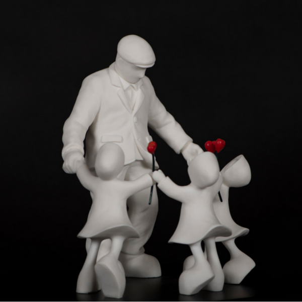 Three Times The Love Sculpture by MacKenzie Thorpe