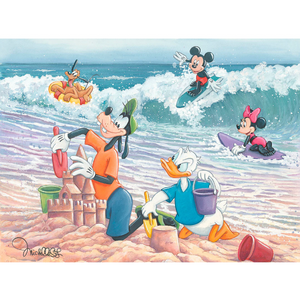 Sand Castles by Michelle St Laurent - 18" x 24" Embellished Limited Edition
