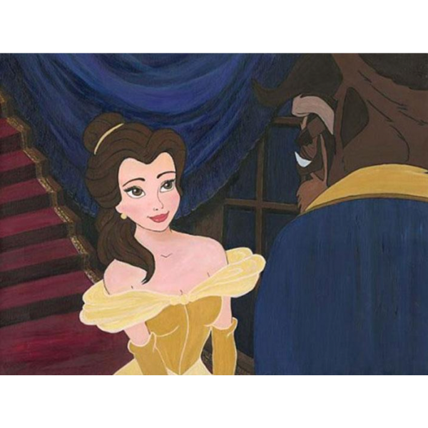 First Date by Paige O'Hara - 18" x 24" Disney Limited Edition