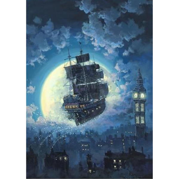 SAILING INTO THE MOON by Rodel Gonzalez - Limited Edition