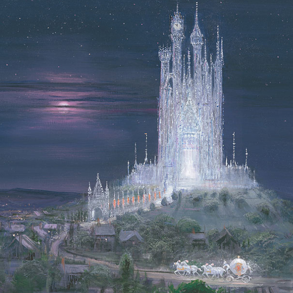 Glass Castle by Peter Ellenshaw - Disney Silver Series 