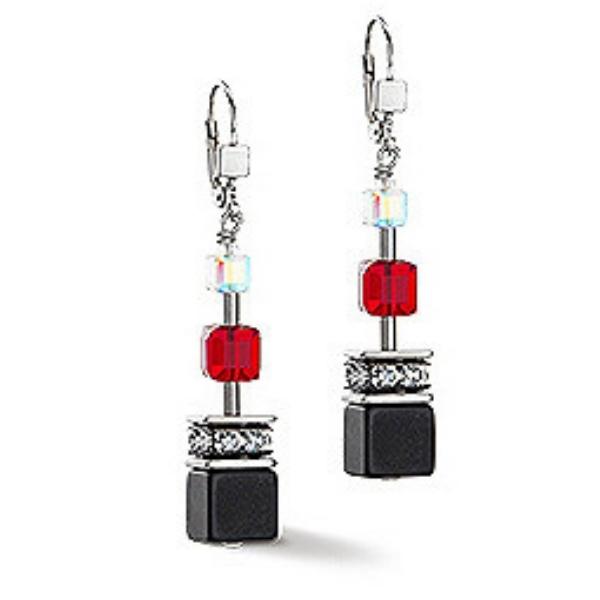 Geo Cubes & Crystals - Red, Onyx, Hematite & Rhinestone - PoP x HoyPoloi Gallery