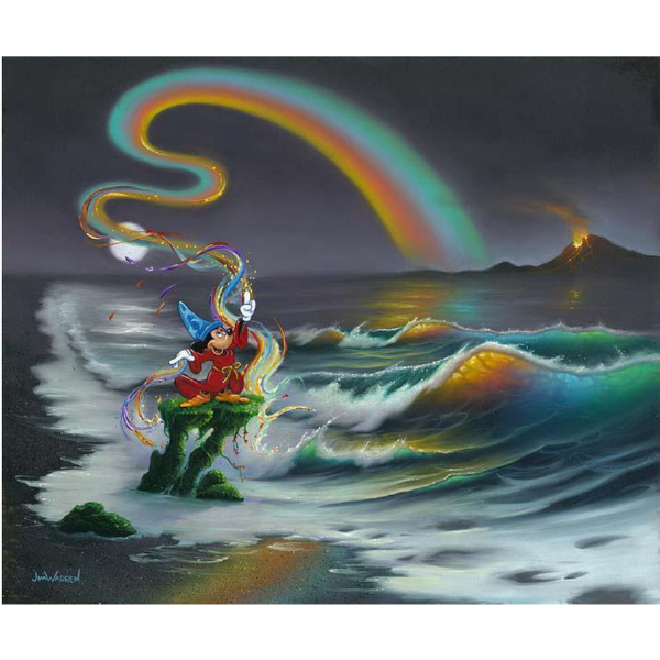 MICKEY COLORS THE WORLD by Jim Warren - Limited Edition