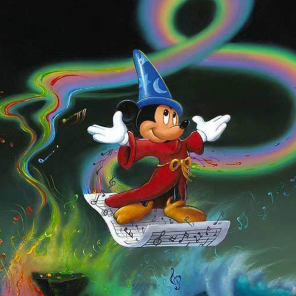 MICKEY MAKING MAGIC by Jim Warren - Limited Edition