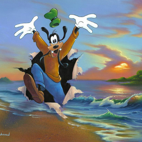 GOOFY'S GRAND ENTRANCE by Jim Warren - Limited Edition