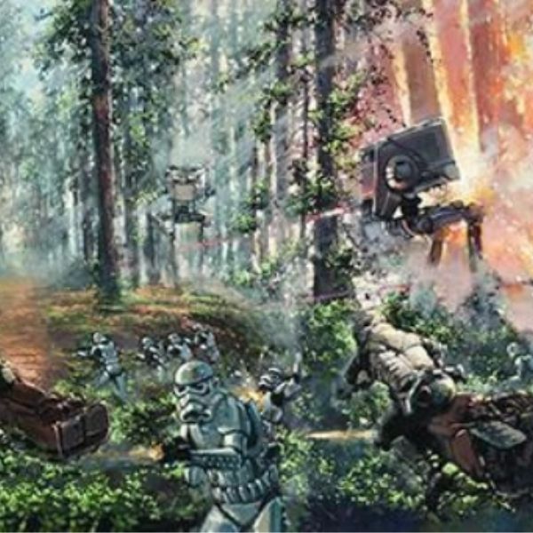 BATTLE OF FOREST MOON by Rodel Gonzalez