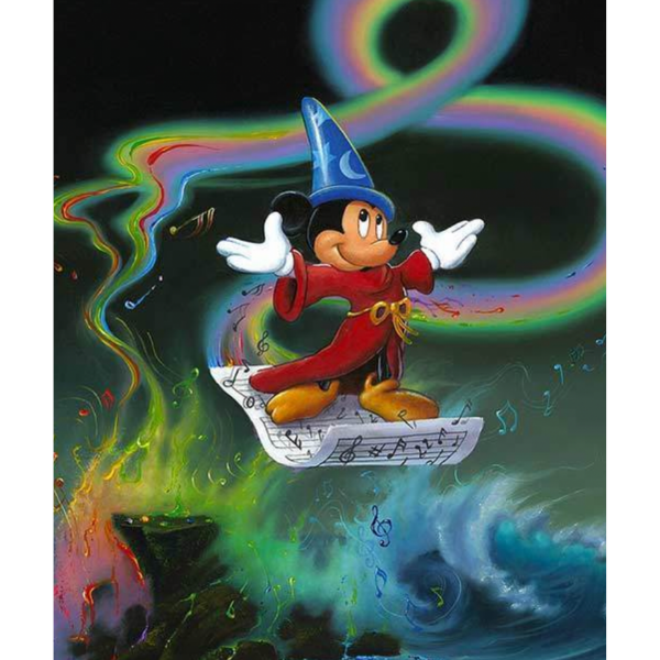 MICKEY MAKING MAGIC by Jim Warren - Limited Edition