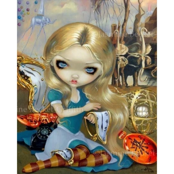 Alice in a Dali Dream by Jasmine Becket Griffith