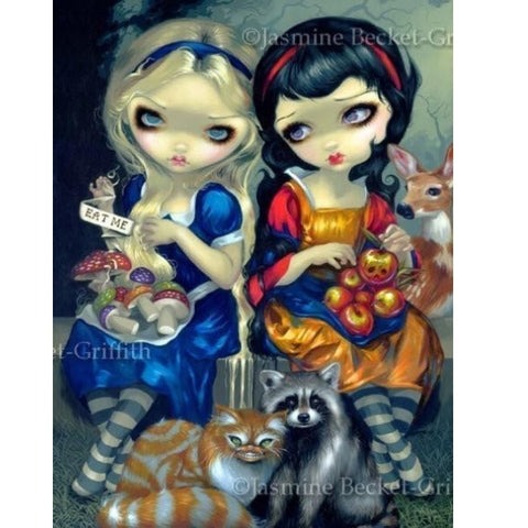 ALICE AND SNOW WHITE by Jasmine Becket Griffith