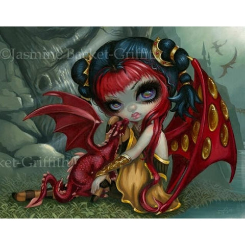 Amber Dragonling by Jasmine Becket Griffith 