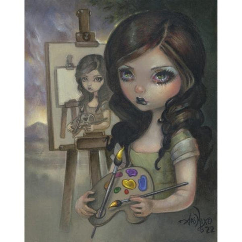 At the Easel by Jasmine Becket Griffith