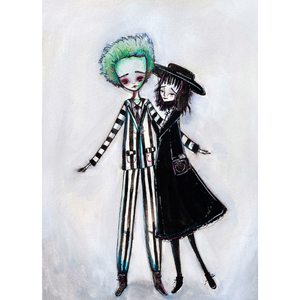 BEETLEJUICE & LYDIA by Jessica Von Braun - PoP x HoyPoloi Gallery