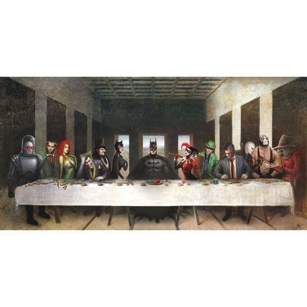 BATMAN'S LAST SUPPER by Nathan Szerdy - PoP x HoyPoloi Gallery