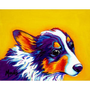 BLUE-Tri-Color Corgie by Michelle Mardis - PoP x HoyPoloi Gallery