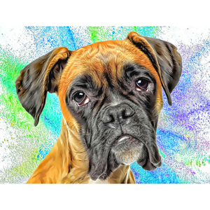 DOGS - Boxer Precious by Alan Foxx - PoP x HoyPoloi Gallery