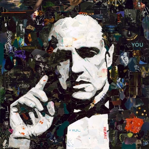 THE GODFATHER - Marlon Brando by Louis Lochead - PoP x HoyPoloi Gallery