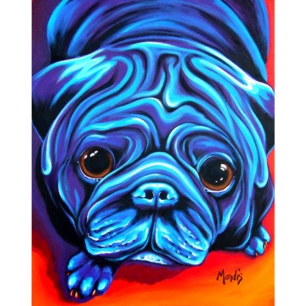 BULLITT-Black Pug by Michelle Mardis - PoP x HoyPoloi Gallery