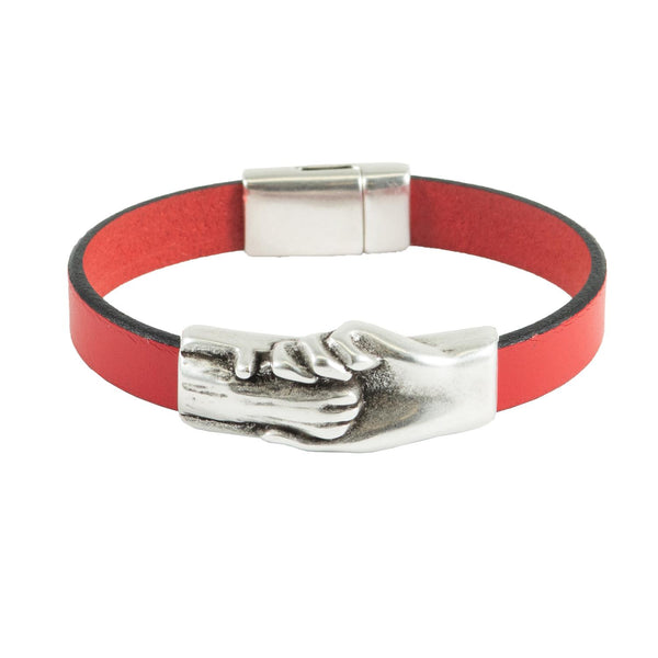 CAT PAW FLAT LEATHER BRACELET - PoP x HoyPoloi Gallery