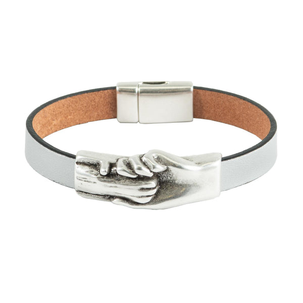 CAT PAW FLAT LEATHER BRACELET - PoP x HoyPoloi Gallery