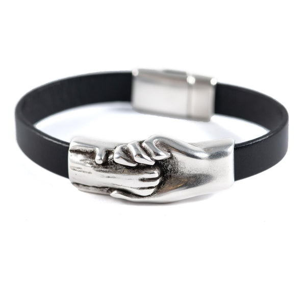 CAT PAW FLAT LEATHER BRACELET - PoP x HoyPoloi Gallery