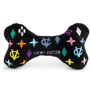 Dog Toy - CHEWY VUITON - XL - Black Monogram - PoP x HoyPoloi Gallery