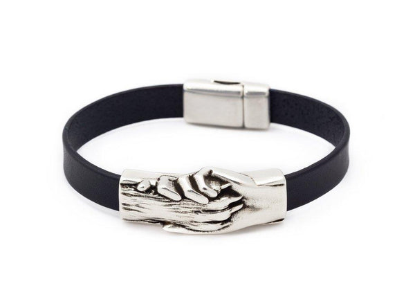 DOG PAW FLAT LEATHER BRACELET - PoP x HoyPoloi Gallery