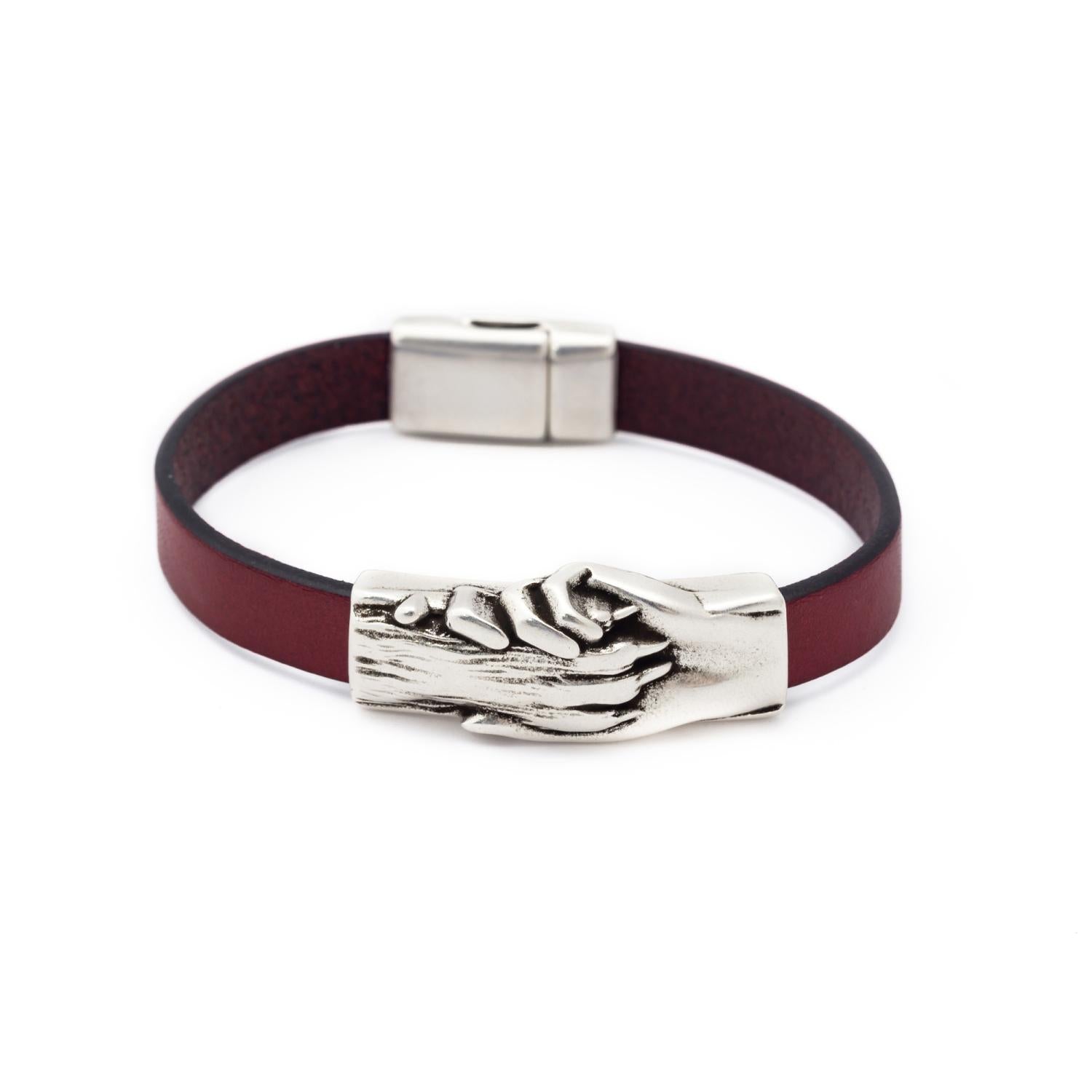 DOG PAW FLAT LEATHER BRACELET PoP x HoyPoloi Gallery