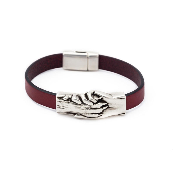 DOG PAW FLAT LEATHER BRACELET - PoP x HoyPoloi Gallery