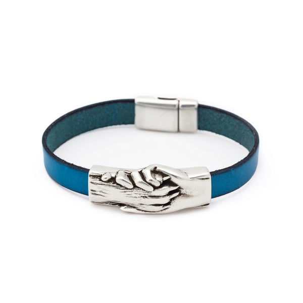 DOG PAW FLAT LEATHER BRACELET - PoP x HoyPoloi Gallery