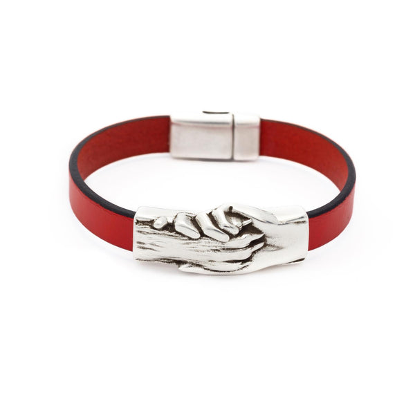 DOG PAW FLAT LEATHER BRACELET - PoP x HoyPoloi Gallery