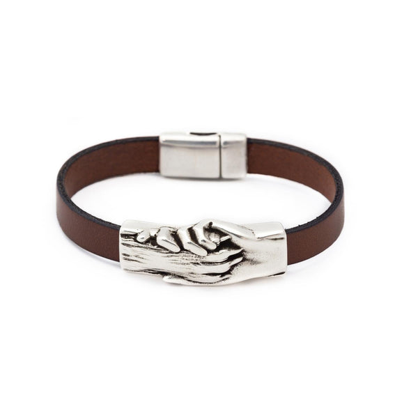 DOG PAW FLAT LEATHER BRACELET - PoP x HoyPoloi Gallery