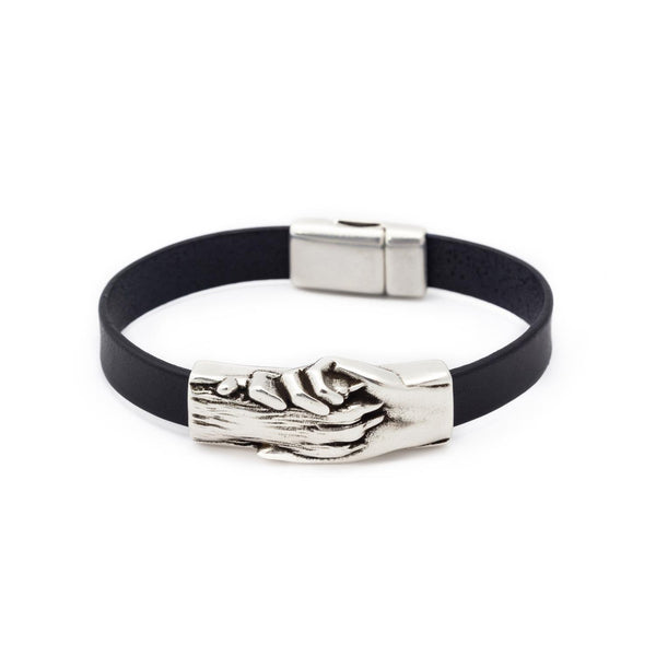 DOG PAW FLAT LEATHER BRACELET - PoP x HoyPoloi Gallery