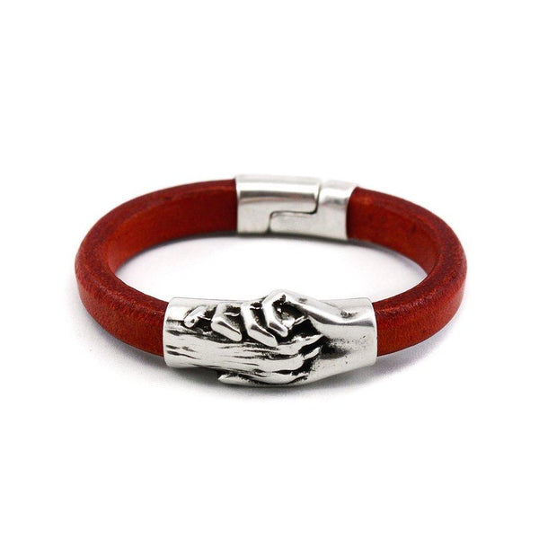 DOG PAW LEATHER BRACELET - PoP x HoyPoloi Gallery