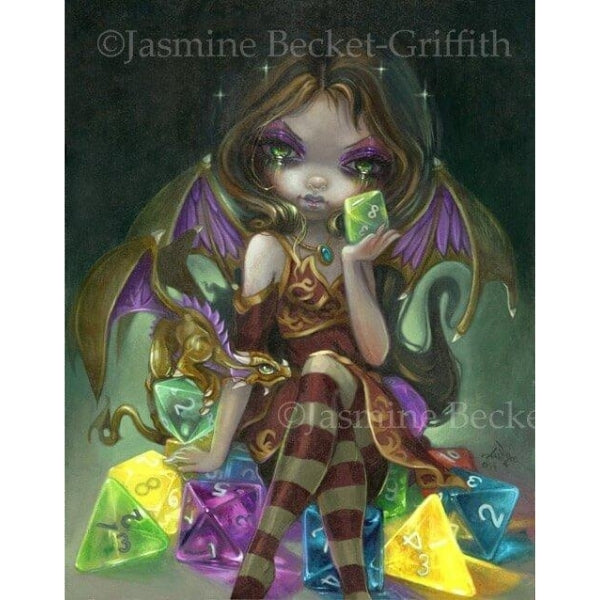 Dice Dragonling Princess by Jasmine Becket Griffith