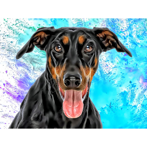 DOGS - Doberman Pinscher Cheer by Alan Foxx - PoP x HoyPoloi Gallery