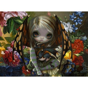 Flower Dragonling by Jasmine Becket Griffith